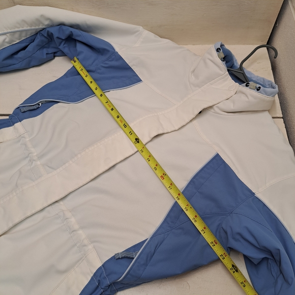Columbia Women's Winter Coat White and Blue Jacket Size Large. - Picture 7 of 12